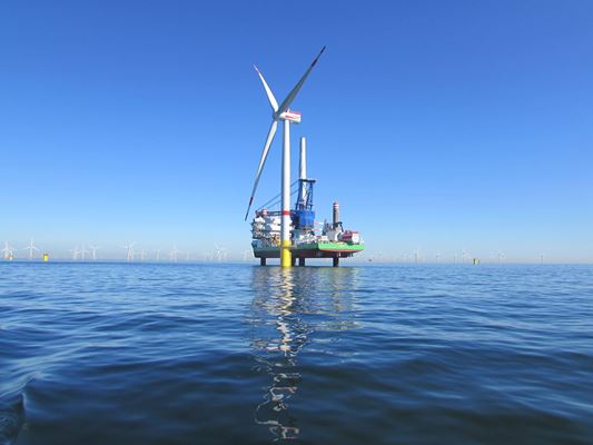 Funderingen grootste offshore windpark van België geïnstalleerd