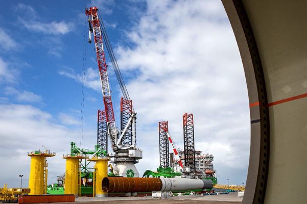 Bouw laatste en grootste offshore windpark in de Noordzee schiet uit de startblokken